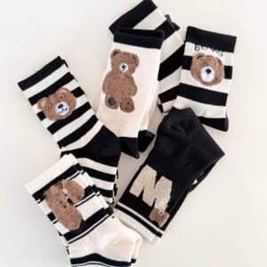 جوراب نیم ساق خرسه راه راه 963